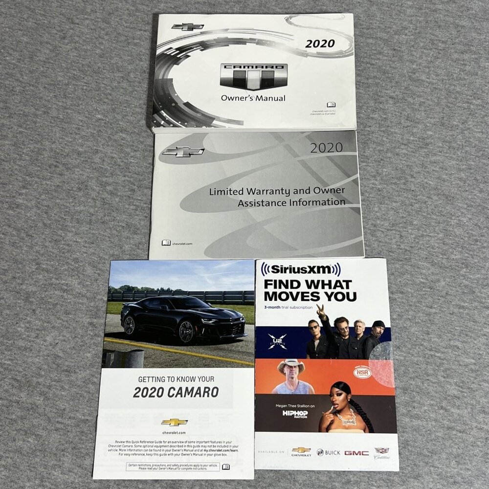 2020 Chevrolet Camaro Owner Manual Users Guide‎ Book 20 OEM#84295534